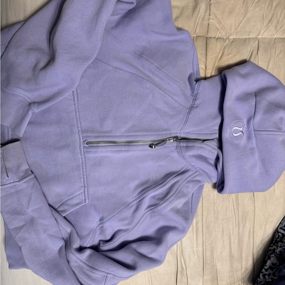 Lululemon Athletica Lavender Half-Zip Hoodie